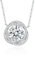 SUNFEEL Halskette Silber Diamant Kette Damen Moissanite Anhänger Silberkette Kristall Braut Schmuck mit Geschenkbox Geschenk für Frauen Freundin Mama