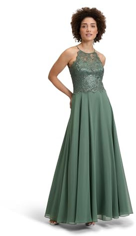 Vera Mont Damen Abendkleid rückenfrei Light Aventurine,44
