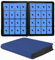 Blue Double Sided Trading Card Album with 1000+ Pockets for MTG & TCG