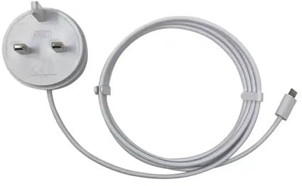 5V 1.8A Micro B Power Supply Cord, 5FT Replacement Power Adapter Charging Cable for Google Home Mini Speaker (1st Gen), White - Not for Google Home/Nest/Nest Mini/Google Mesh System