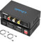 HDMI Audio Extractor 4K audio splitter to Optical 3.5mm AUX L or R Coaxial Converter 8 EDID Settings Supports HDCP 1080p for PS4, PS5, Xbox，Blu-ray/DVD/HD players, cable/satellite boxes