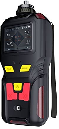 Monitor de calidad del aire, Alarma de concentración de detector de gases de gases de gas de amoníaco NH3 Succión de la bomba Lcd Mostrar alta precisión Para Hogar, Oficina y Escuela(0-10000ppm)