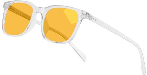 GIMDUMASA lunette anti lumiere bleue à Verres Transparents Lunette Anti Fatigue Oculaire Filtre Anti UV Blue Light Glasses Homme Femme pour Gaming PC Tablette Ordinateur