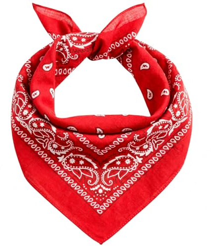 AURAE Bandana – 100% Baumwolle & Natürliche Fasern – Halstuch Ohne Polyester – Hochwertig, Weich, Langlebig & Waschmaschinenfest – Bandana Herren & Damen – Unisex & Kinder