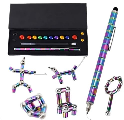 CEJAS 1 Set Cool Stylo Cadeau Filles Garçons, Rigolo Cadeau Anniversaire pour Enfant, Nouveauté Cadeau Noël pour Adolescent Fils Fille, Unique Cadeau Rentrée Scolaire Étudiant, Cadeau Pâques
