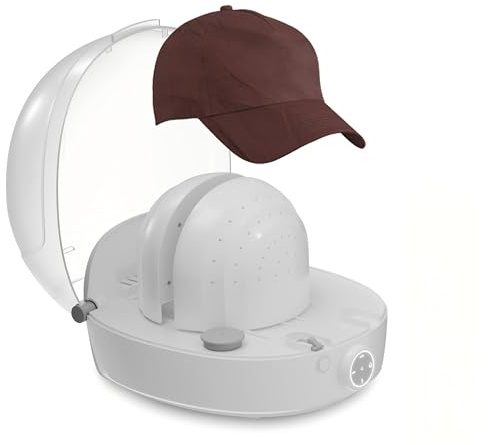 Máquina de Cuidado de Gorras con Vapor, Limpiador y Moldeador de Sombreros, Restauración Natural de Forma para Gorras de Béisbol, Gorras de Camionero, Sombreros de Cubo