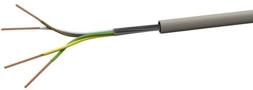 VOKA KABELWERK LiYY Steuerleitung 4 x 0,25 mm² grau (RAL 7001) LIYY4X025 100 m