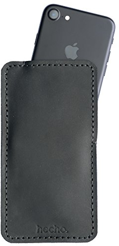 hecho. Lederhülle für iPhone 6s, 7 & 8 - Handgefertigt, Leder & Fair-Trade (Ledertasche, Tasche, Hülle, Cover, Sleeve, Etui)