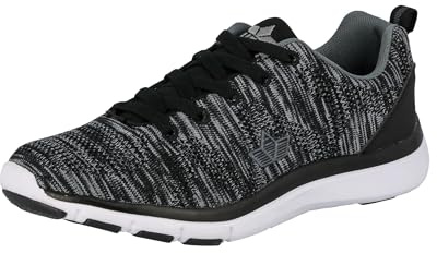Lico Colour Herren Sneaker, Schwarz/ Grau, 45 EU