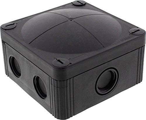 Wiska 10105602 Abzweigkasten (L x B x H) 95 x 95 x 60 mm Schwarz (RAL 9005) IP66/IP67 1 St.