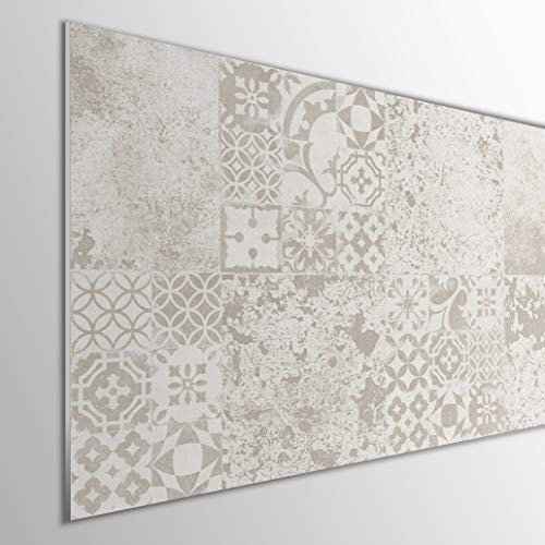 MEGADECOR DECORATE YOUR HOME Kopfteil für Bett, PVC, 5 mm, dekorativ, Modell Ahipara (200 x 60 cm)