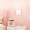 MEAIHOME Thicken 3D Non-Woven Wallpaper Warm Pastoral Pink Flowers Bedroom Living Room Girl Children's Room Sofa TV Background Wall Shop Decoration 1.73'W x 32.8'L Non-Pasted (Light Pink)