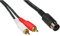 1pcs 1m 5 Pin DIN to 2 RCA Male Adapter Cable Audio Video AV Cables,2RCA to DIN