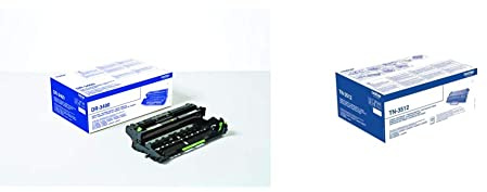 Brother Original Tonerkassette TN-3512 schwarz(für Brother HL-L6250DN, HL-L6300DW, HL-L6400DW,HL-L6400DWTT, DCP-L6600DW, MFC-L6900DW, MFC-L6800DW, MFC-L6800DWT) & DR-3400 Drum Original, Laser, Schwarz