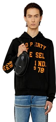 Diesel_S-GINN-HOOD-K32 FELP_SWEATSHIRT_Schwarz_XL