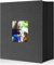 Lanpn Fotoalbum 10x15 1000, Extra Großes XXL Leinen Einstecken Einsteckalbum für Hochformat Fotos Bilder Schwarz