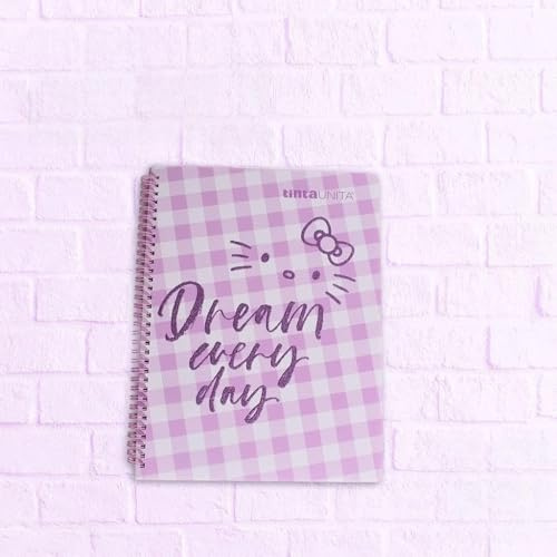 Quaderno A4 Spiralato Righi 1R Hello Kitty Copertina PPL 80f anelli spirale