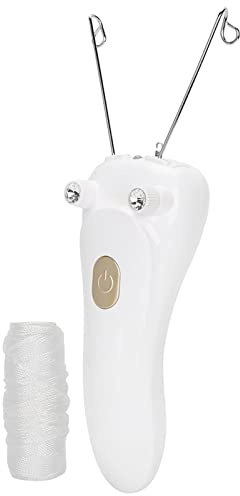 JTLB Elektrischer Faden-Epilierer, Haarentferner, USB-Aufladung, Baumwollfaden-Epilierer (Host-Baumwollfaden-USB-Kabel) (Gold)