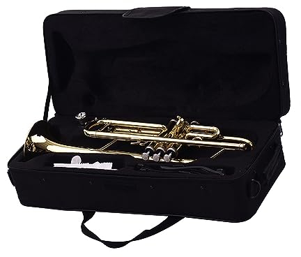 Blechblasinstrumente Trompete Standard-Bb-Messingtrompete Mit Mundstück, Stimmgerät Und Blasinstrument