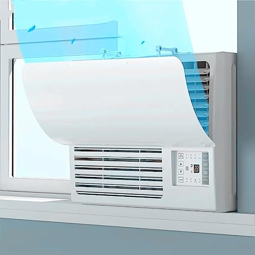 MKYOKO Klimaanlage Deflektor, Windschutzscheibe der Klimaanlage, Fenster Klimaanlagen Windabweiser, Anti Kondensation, Verhindert Direktes Blasen, 53×27cm