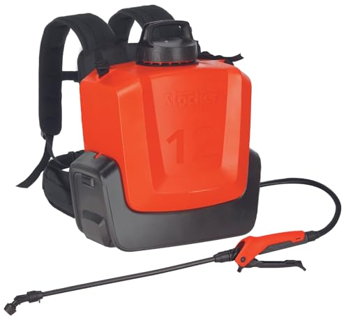 STOCKER - Ergomist Pompa a Zaino elettrica 12 L 21 V 2,5/5 Bar, FPM