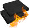 Wonninek Carbon Felt Welding Blanket Fireproof Mat 5mm Thickness Heat Resistant Material Up to 2000°F Flame Retardant Fabric Carbon Felt for Grill Stove Pit Soldering Welders Plumbers (12×27 inch)