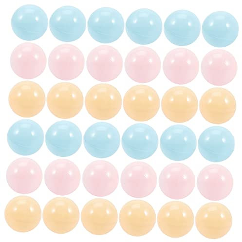 Abaodam 100pièces Boules De Jeu Ocean Ball Colorées PE Balles De Remplacement pour Pits Et pour Garçon Fille Accessoires De Fête Amusants pour Garçons Et Filles