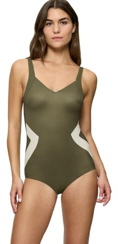 Triumph Damen Badeanzug Summer Allure - Green - Light Combination - Größe 40 C