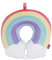 TROYSINC Reisekissen Kinder Nackenkissen Regenbogen U-Geformte Nackenstützkissen, Niedliche Regenbogen Kopfstütze Reise Schlafkissen (Rosa)