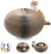 Lectorias Rascador para Gatos, Grandes Rascadores Scratcher, Gato Arañazos Carton Corrugado con Bola de Campana de Juguete, Rascadoras Plegable de Cartón, Magic Organ Scratching Board