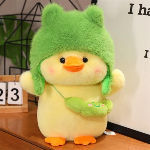 champracer Ente Plüschtiere, Ente Plüsch Puppe Spielzeug, Superweich Ente Stofftier, Kuscheltier Cartoon Ente, Geschenke für Mädchen und Jungen (24 cm,Gelb)