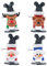 GWAWG 4 Stück Weihnachts-Aufziehspielzeug für Kinder, Aufziehspielzeug Weihnachten, Aufziehbares Frühlingsspielzeug, Lustiges Springspielzeugmkleine Kinder