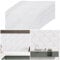 Warmiehomy Marble Tile Stickers 60x30cm 30Pcs Thicken Self Adhesive Wall Tiles Waterproof,Peel and Stick Vinyl Marble Tiles for Living Room Bedroom Bathroom Kitchen Splashback,Jazz White