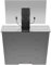 ONKRON Monitor Halterung 1 Monitor 16-24 Zoll bis zu 15 kg, motorisierter PC Monitor Lift elektrisch versenkbar 75x75 / 100x100 VESA Monitor Standfuss höhenverstellbar mit Schrank Schwarz NWS-SC24