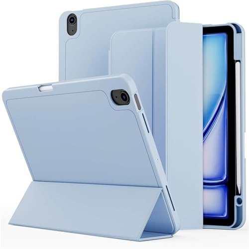 IRFKR Für IPad Mini7/Air11/Air4/Air5/10th/2022 Pro11/2022Pro 12.9/2024 Air13/2024 Pro 13/2024 Pro11/Mini6 Schutzhülle Tablet Fall Mit Stift Slot(Bai Binglan,Mini 6 7)