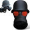 Deckkappe Für Die Anhängerkupplung, Kunststoff Abdeckung Anhängerkupplung, Schutz Kappe Anhängerkupplung, Mütze Mit Helm Und Maske Mit Wunschaugenfarbe (B)