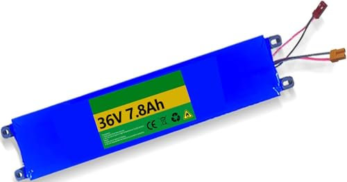 36V 6Ah 7,8 Ah Scooter Battery, Electric Bicycle/Scooter Lithium-Ion Battery Cooter Battery Pack Eightfold Protection Quick Charging 7800Mah for Scooter