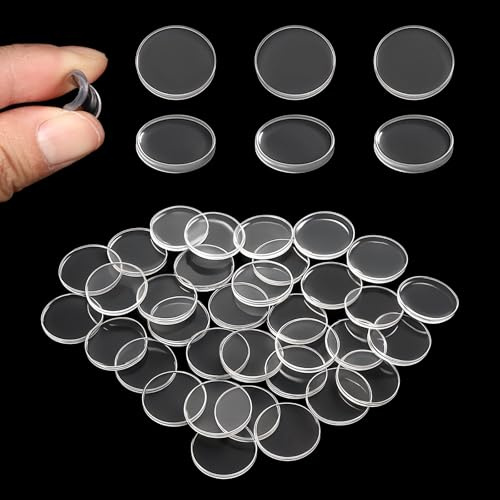 50 Stück Glas-Tischplatte, Anti-Rutsch-Stoßdämpfer, Glastischplatte, runde Glastische, Stoßstangen, Glastische, Silikon-Pads, 2 mm dick, Gummi-Möbel-Pads für Bilderrahmen, Möbel, Küchenschrank, 50