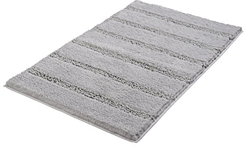 Kleine Wolke Badteppich Monrovia, Platin, 70 x 120 cm
