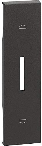 BTicino Living Now Copertura per Comando Tapparelle, Un Modulo, Nero