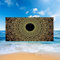 FANSU Strandtuch Mikrofaser Groß 3D Böhmisches Mandala, Schnelltrocknend Rechteckig Sunscreen Tuch Wickelrock Yoga-Matte Handtuch Reisen Badelaken Schwimmen (150 * 180cm,Gold)