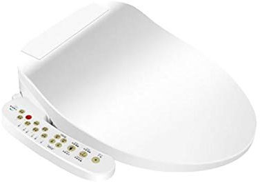 YLXD Smart Heated Bidet Toilet Seat,Bidet Electric Digital Intelligent Toilet Seat,Deodorization,Energy-Saving Technology,Water Seat Heater,Warm Air Dry,Remote Control Operation