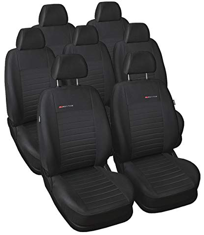 Mossa - Maßgeschneiderte Sitzbezüge Auto kompatibel mit Seat Alhambra II Van (2010-2020) - Autositzbezüge Schonbezüge für Autositze - E4 1