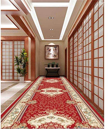 DAERG Moderne Einfachheit Korridor Gang Große Teppiche Fünf-Sterne-Hotel rutschfeste Tatami anpassbare Matten Schlafzimmer Lving Room Teppich, Stil 4.180x400cm