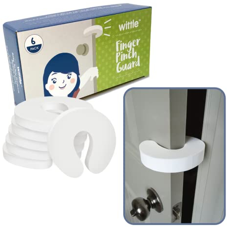 Wittle Fingerklemmschutz, Babysicherer Türstopper mit weichem und strapazierfähigem Schaumstoff, schützt Türen vor Zuknallen, verhindert Verletzungen durch das Einklemmen der Finger und das