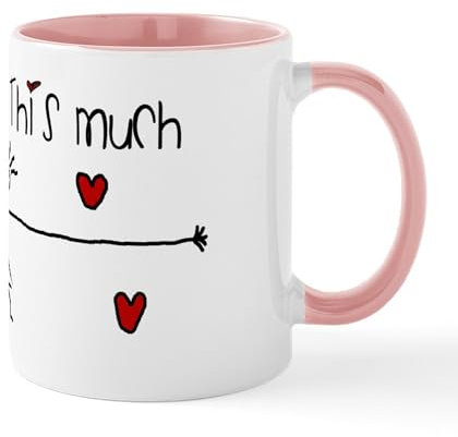 CafePress I Love You This Much Mugs 11 oz (325 ml) Ceramic Coffee Mug