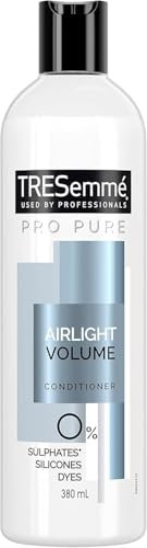 TRESemmé Pro Pure Airlight Volume Conditioner sulphate, dye, silicone free for amplified volume, body and bounce 380 ml