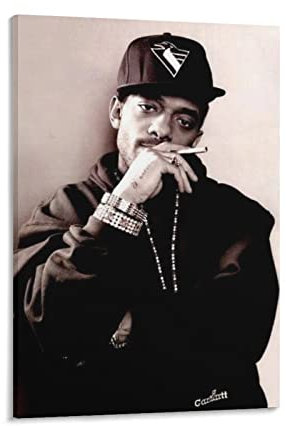 HANYING Poster Mobb Deep Performer Rapper Art Poster Malerei Leinwand Wandkunst Wohnzimmer Poster Gemälde 60 x 90 cm
