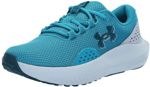 Under Armour Homme Charged Surge 4 Basket, Circuit Teal Halo Gray Hydro Teal, 45 EU