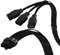 LINKUP - AVA PCIE 5.0 16Pin (12+4) Hochstrom-Stromkabel | 16AWG, Geformter, Gelöteter & Umhüllter Typ | Für 3x8Pin PCIE 4.0 PSU | Kompatibel mit RTX50 RTX40 RTX30 FE GPUs | 40cm Schwarz